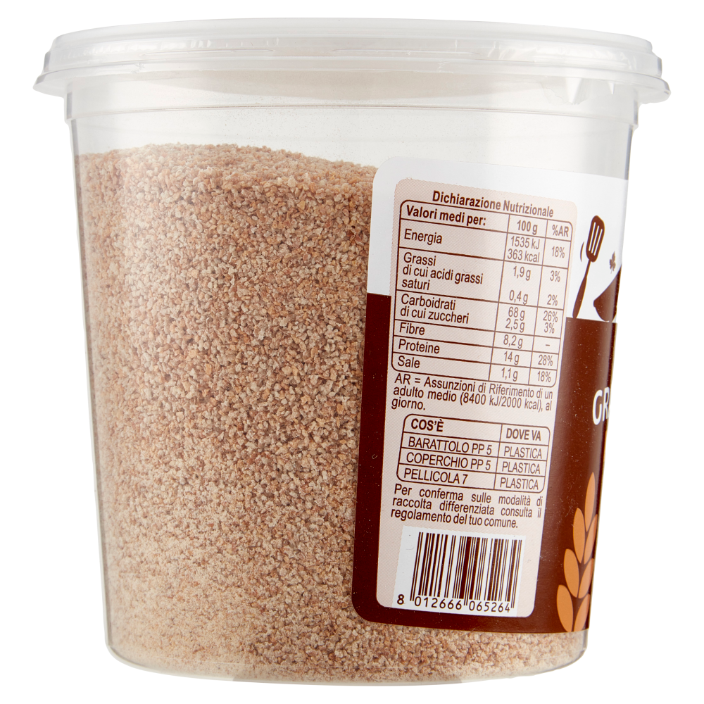 Carrefour Classic Pane Grattugiato Farina Integrale 350 g