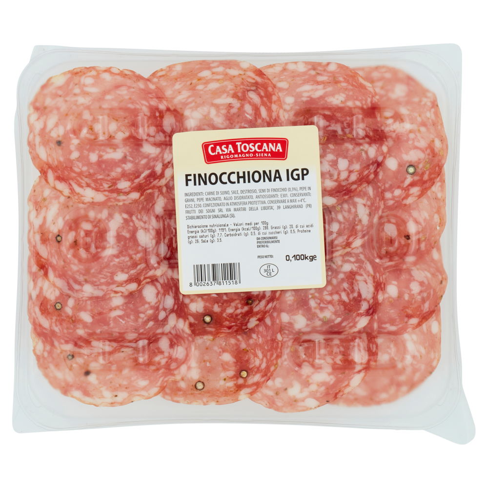 Casa Toscana Finocchiona IGP 0,100 kg
