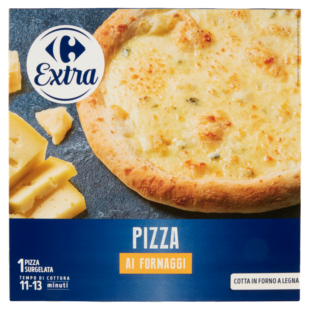 Carrefour Extra Pizza ai Formaggi Surgelata 390 g