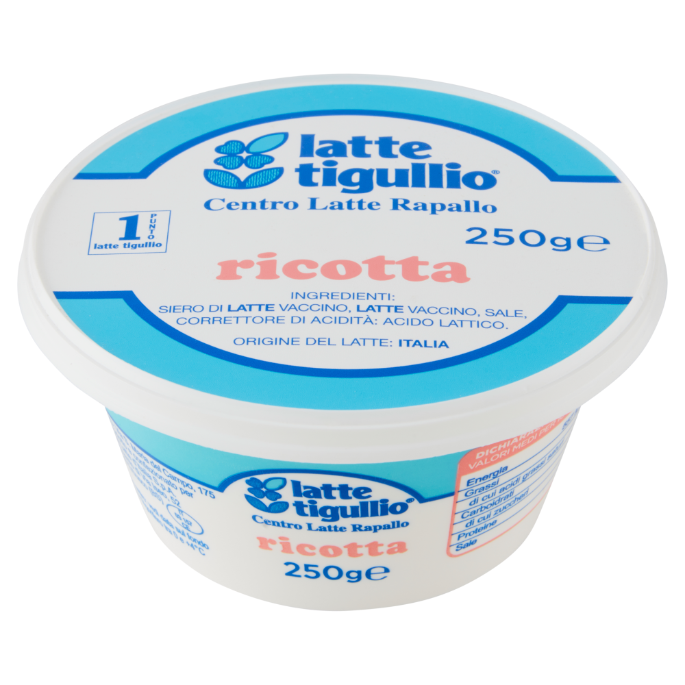 latte tigullio ricotta 250 g