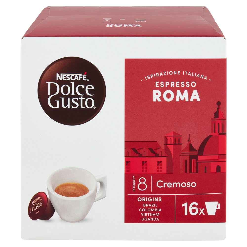NESCAF&Eacute; DOLCE GUSTO Espresso Roma 16 Capsule Compatibili Nescaf&eacute; Dolce Gusto 99,2g