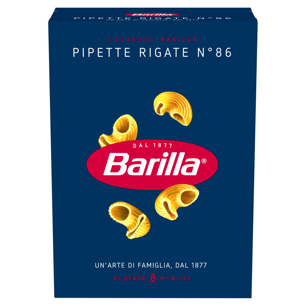 Barilla Pasta Pipette Rigate n.86 500g