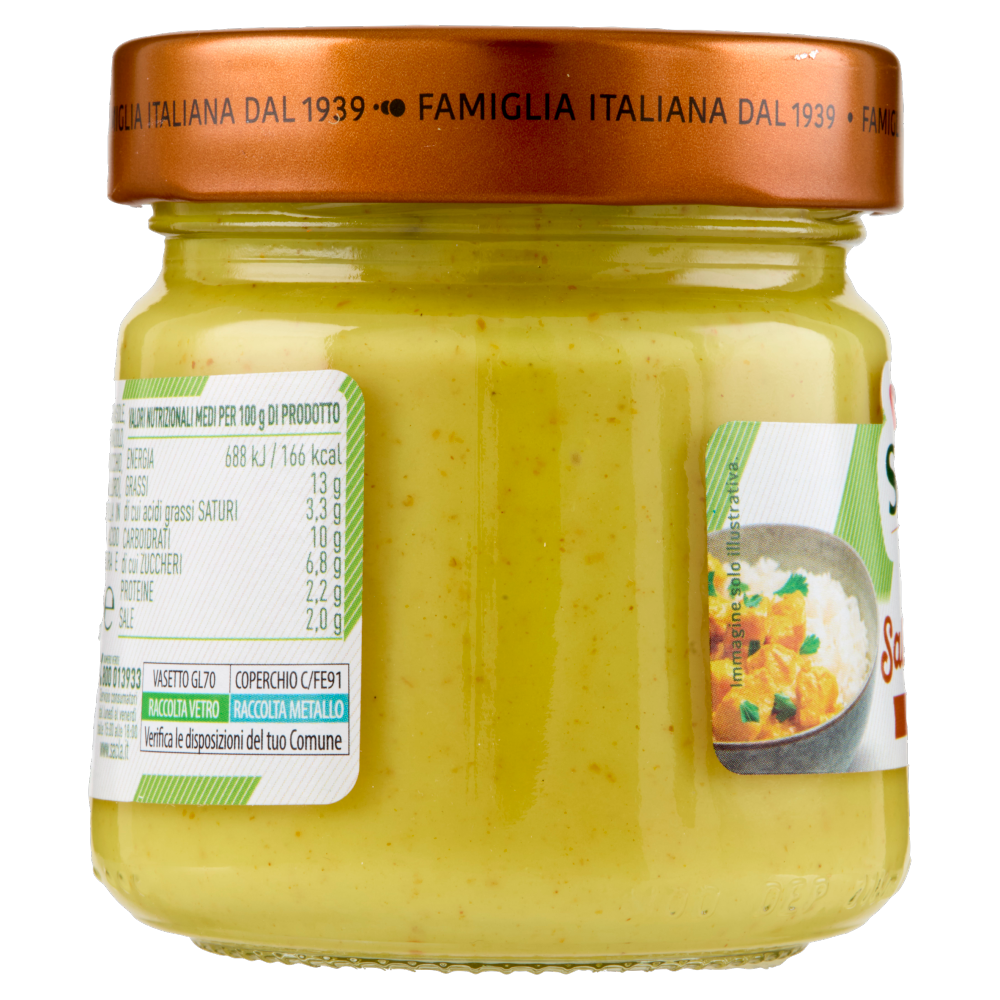 Saclà Salsa al Curry Delicata 190 g