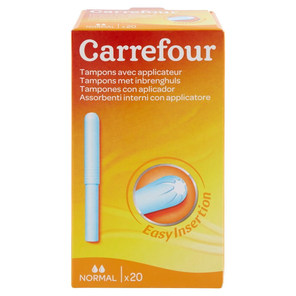 Carrefour Assorbenti interni con applicatore Normal 20 pz