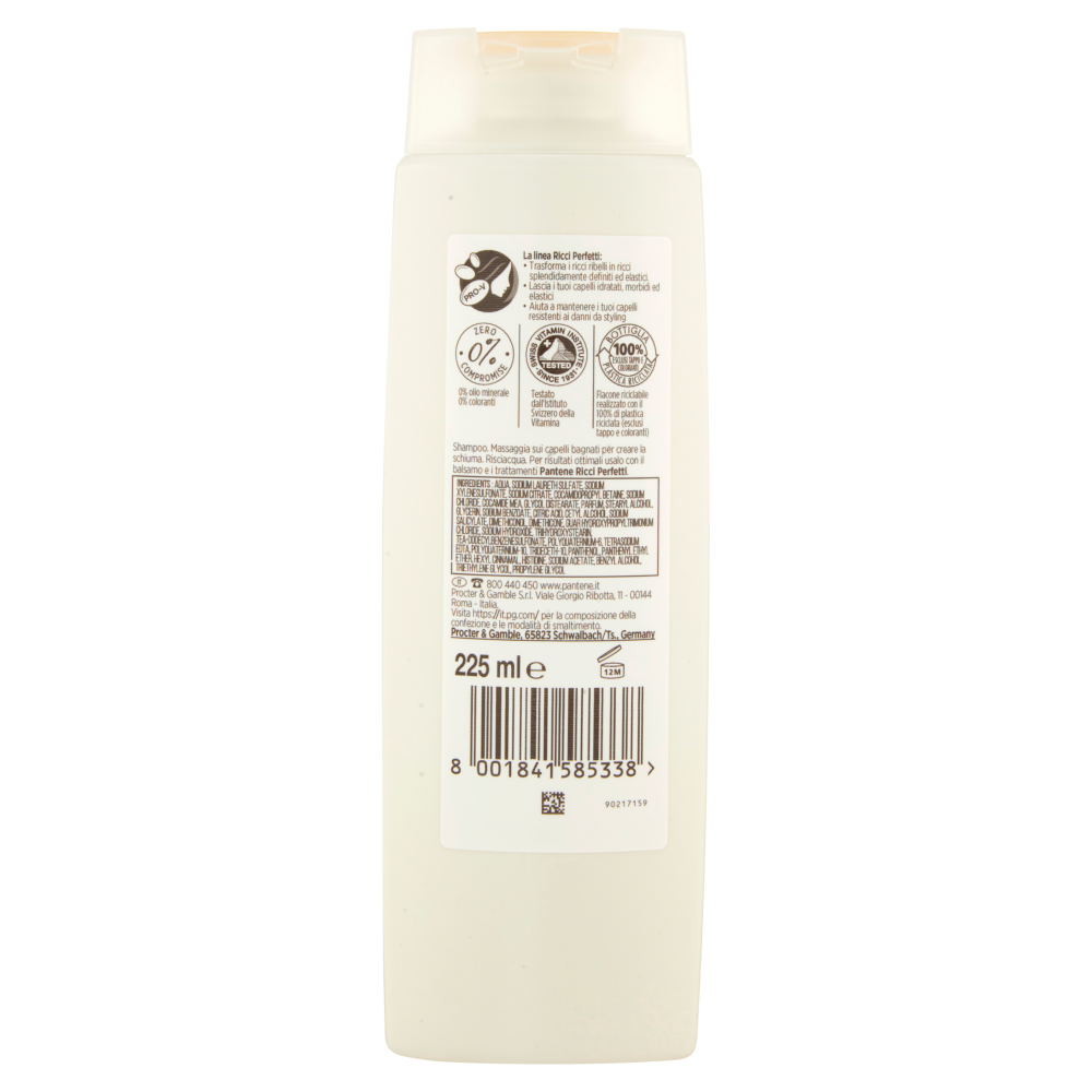 Pantene Shampoo Ricci Perfetti 225 ml Carrefour