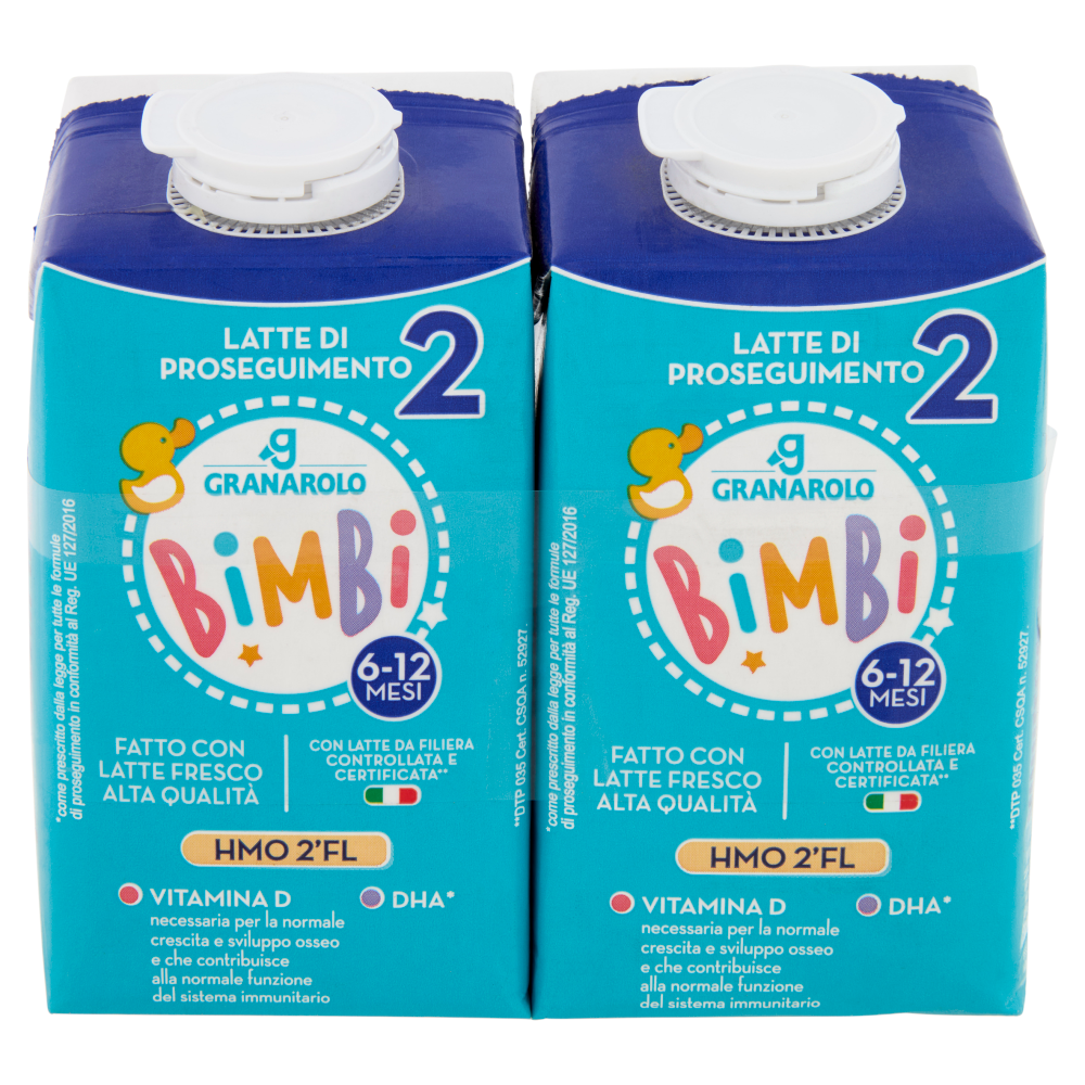 Granarolo Bimbi Latte di Proseguimento 2 2 x 500 ml