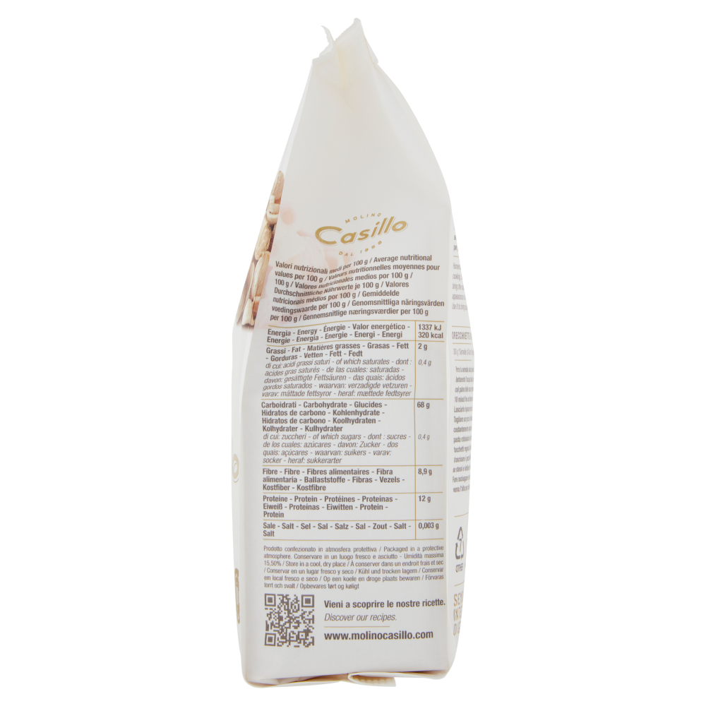 Molino Casillo Semole d'autore Semola Integrale per Pasta 500 g