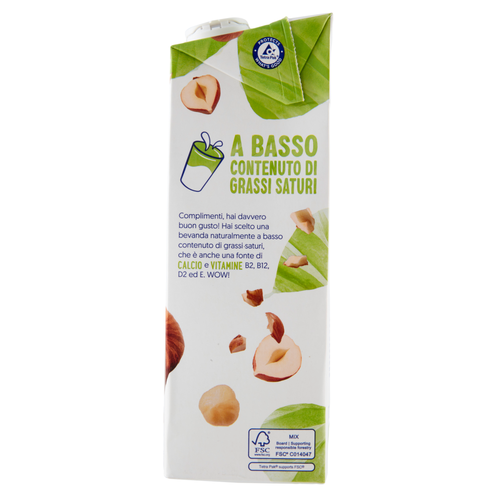 Alpro Classico Nocciola, Bevanda 100% Vegetale, Basso Contenuto di grassi, Senza Lattosio, 1l
