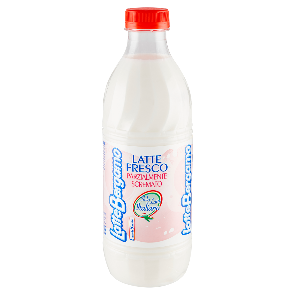 Latte Bergamo Latte Fresco Parzialmente Scremato 1000 ml