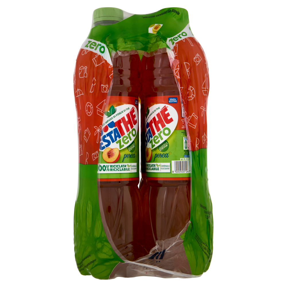 Estath&eacute; zero pesca 6 x 1,5 L