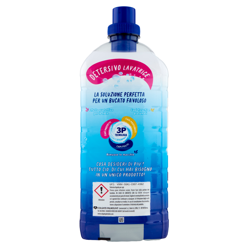 Fabuloso Detersivo Lavatrice per Bucato Freschezza Floreale 1250ml