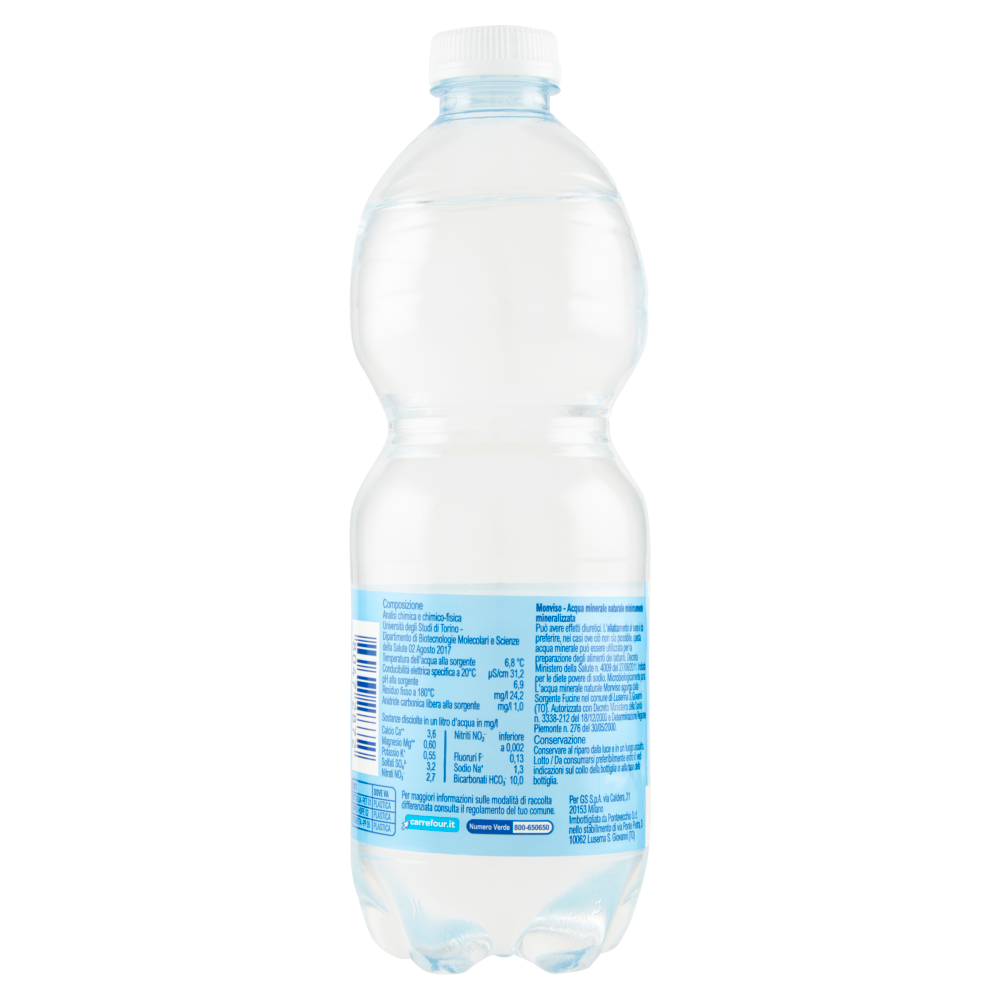 Carrefour Classic Naturale Acqua Minerale Naturale Monviso 0,5 L