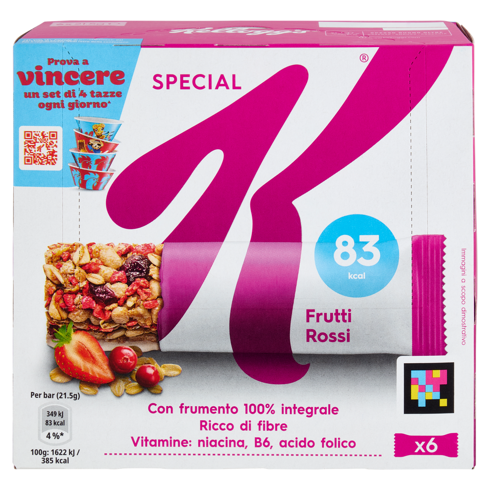 Kellogg's Special K Frutti Rossi 6 x 21,5 g