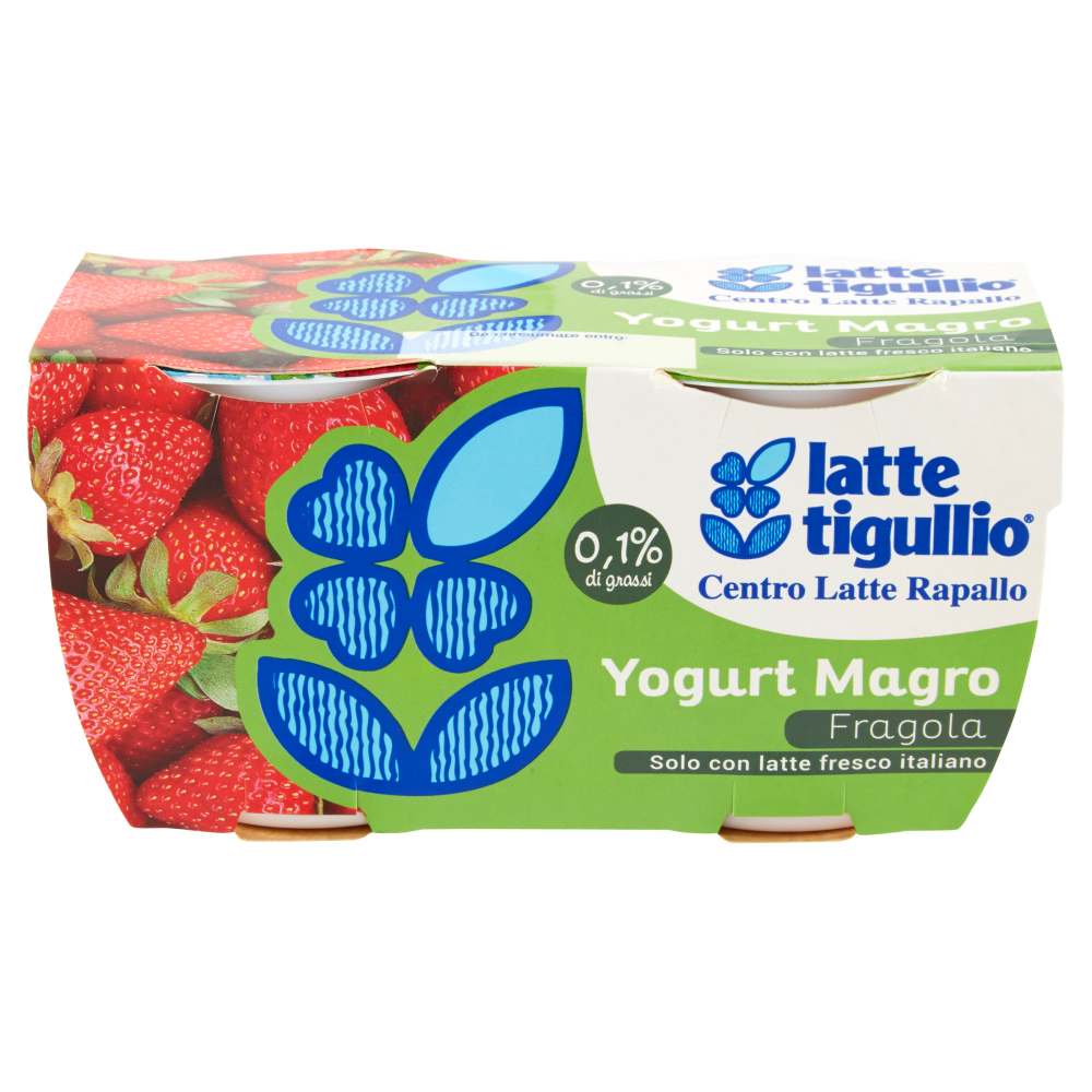 latte tigullio Yogurt Magro Fragola 2 x 125 g