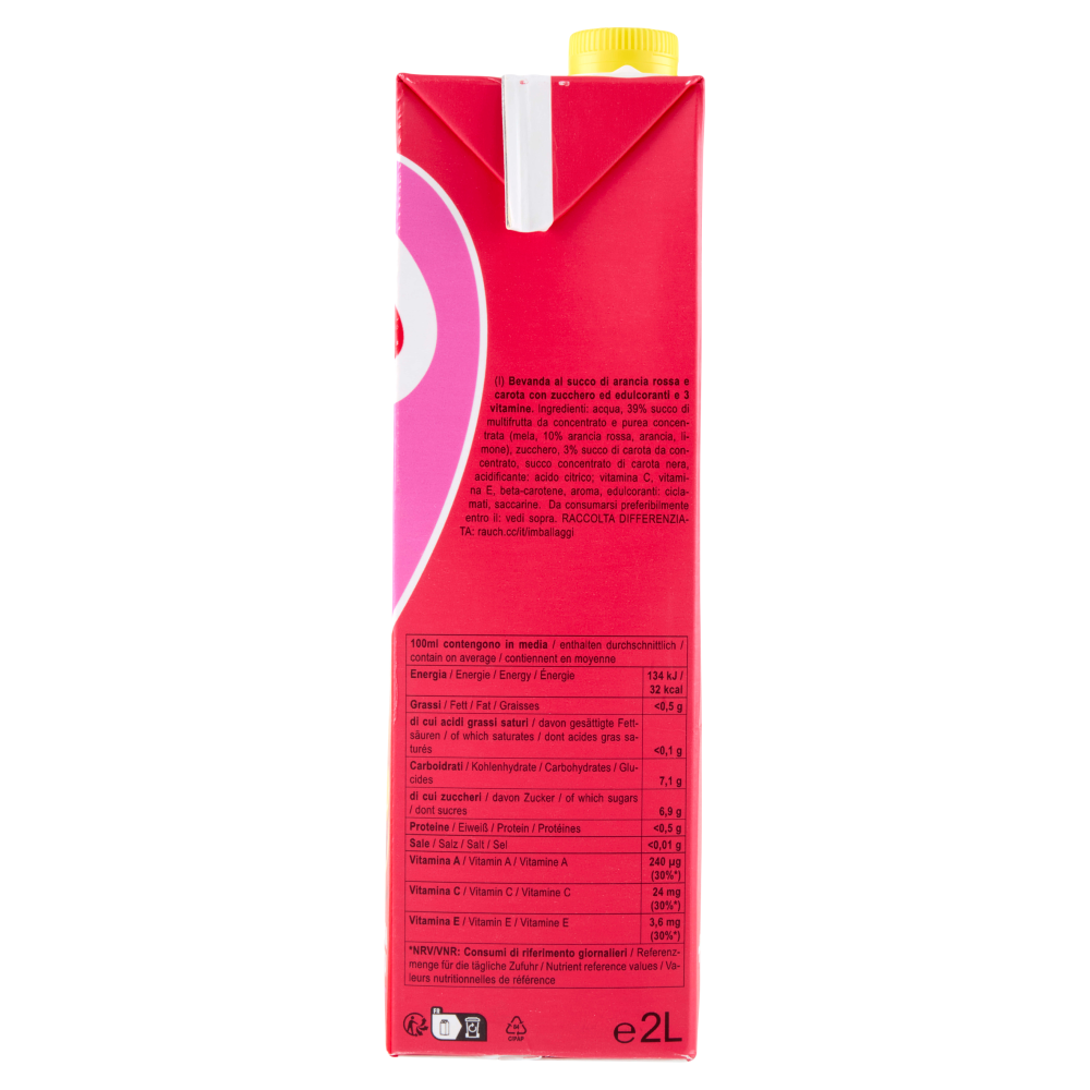 Rauch bravo Arancia Rossa Carota 2 L