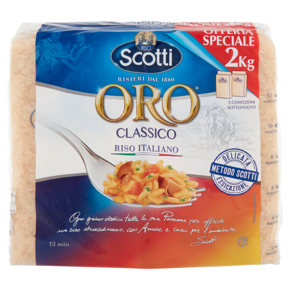 Riso Scotti Oro Classico 2 x 1 kg