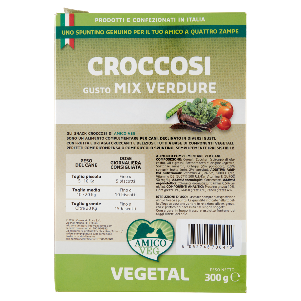 Amico Veg Croccosi Gusto Mix con Verdure 300 g