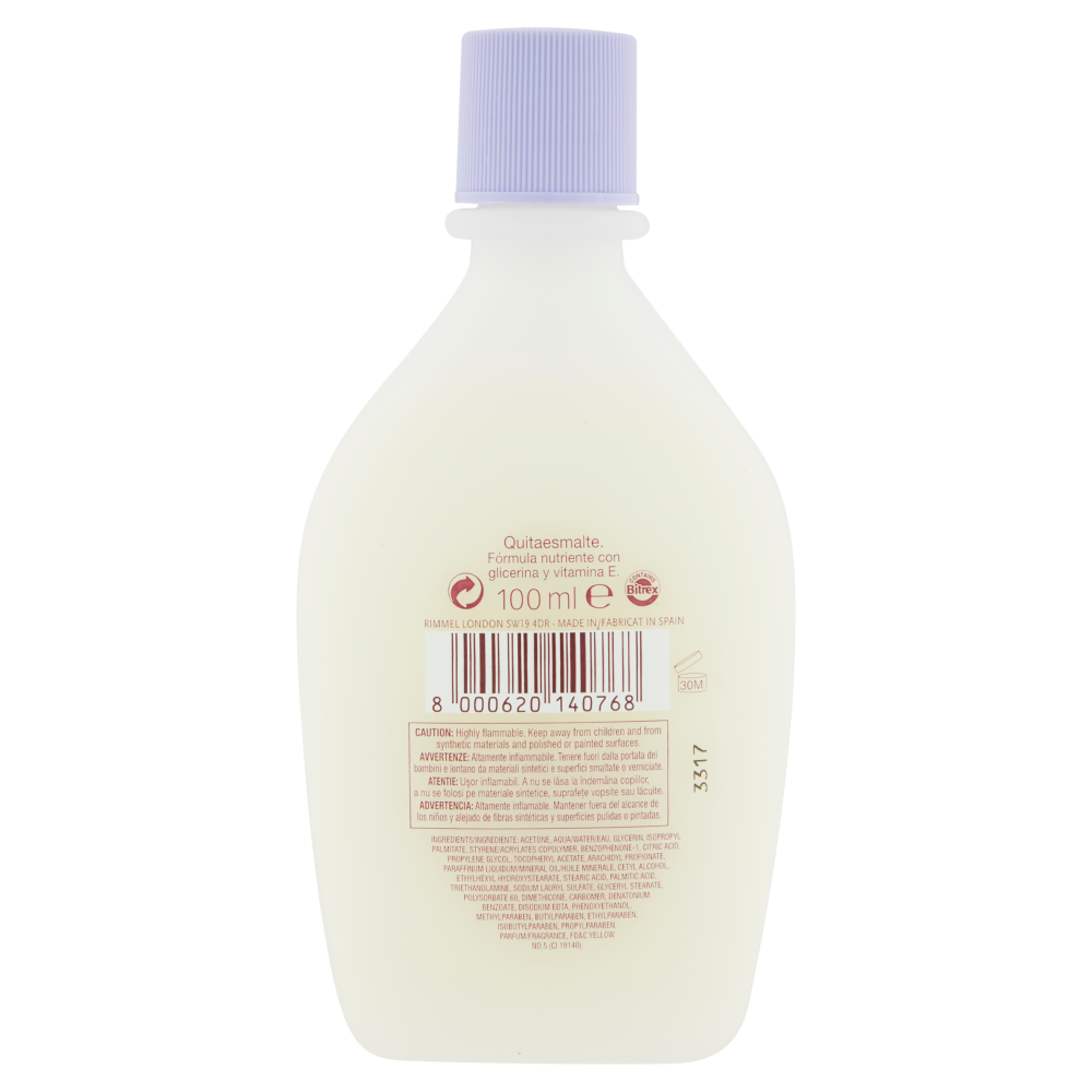 Rimmel Nail polish remover nutriente 100 ml