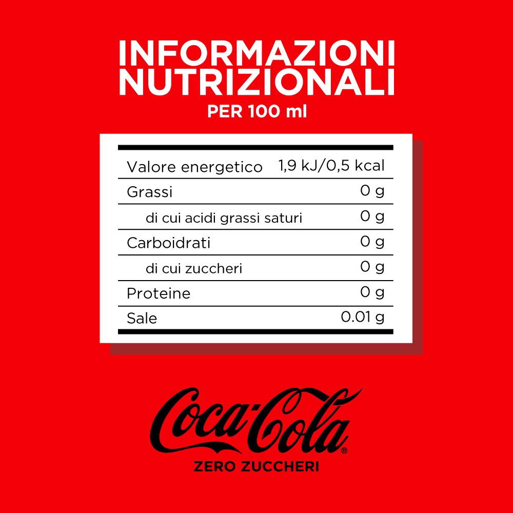 Coca-Cola Zero Zuccheri 12 x 330ml
