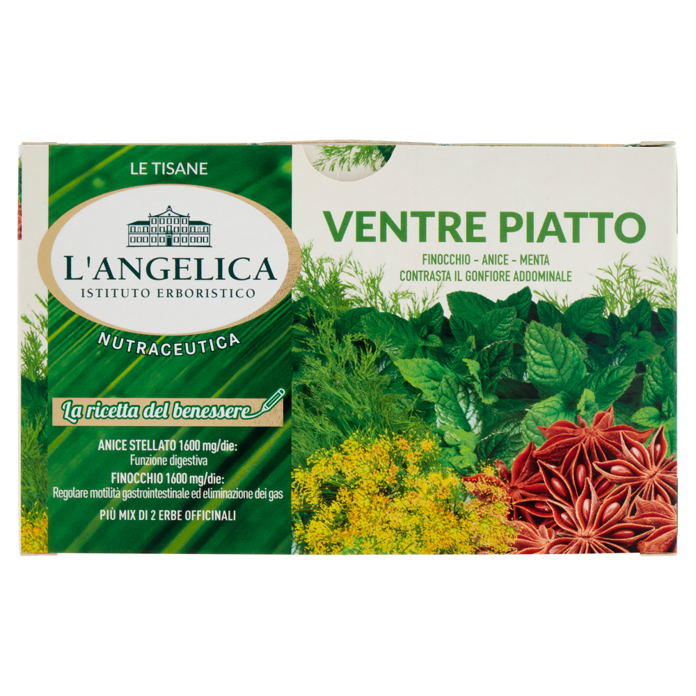 L'Angelica Le Tisane Nutraceutica Ventre Piatto 20 Filtri 40 g