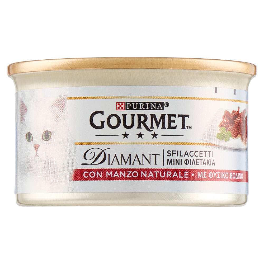 PURINA GOURMET Diamant Sfilaccetti con Manzo Prelibato 85g