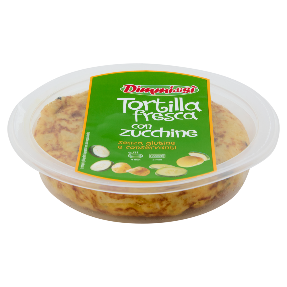 DimmidiSì Tortilla fresca con zucchine 250 g