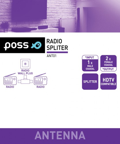 Carrefour Radio Splitter 1 in 2