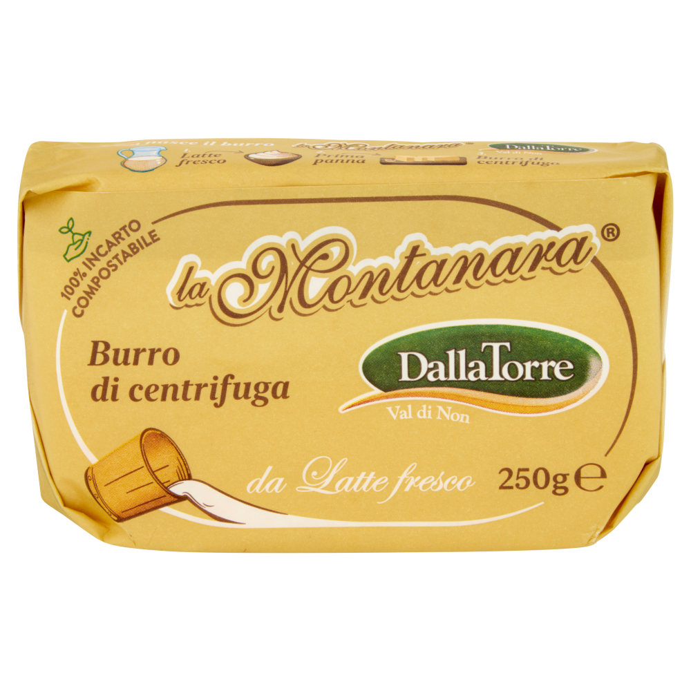 DallaTorre la Montanara Burro di centrifuga da Latte fresco 250 g