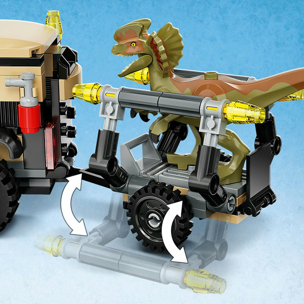 LEGO Jurassic World Trasporto del Piroraptor e del Dilofosauro
