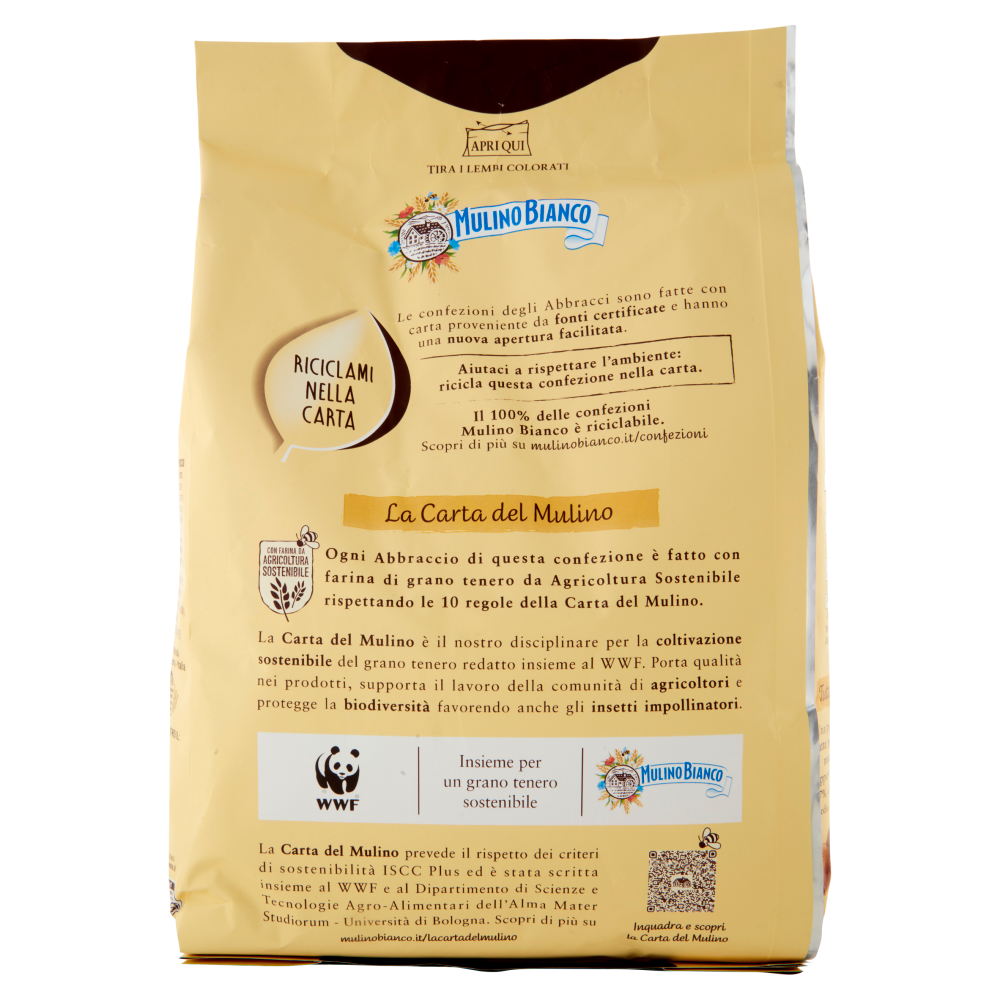 Mulino Bianco Abbracci Biscotti con Cacao e Panna Fresca 1000g