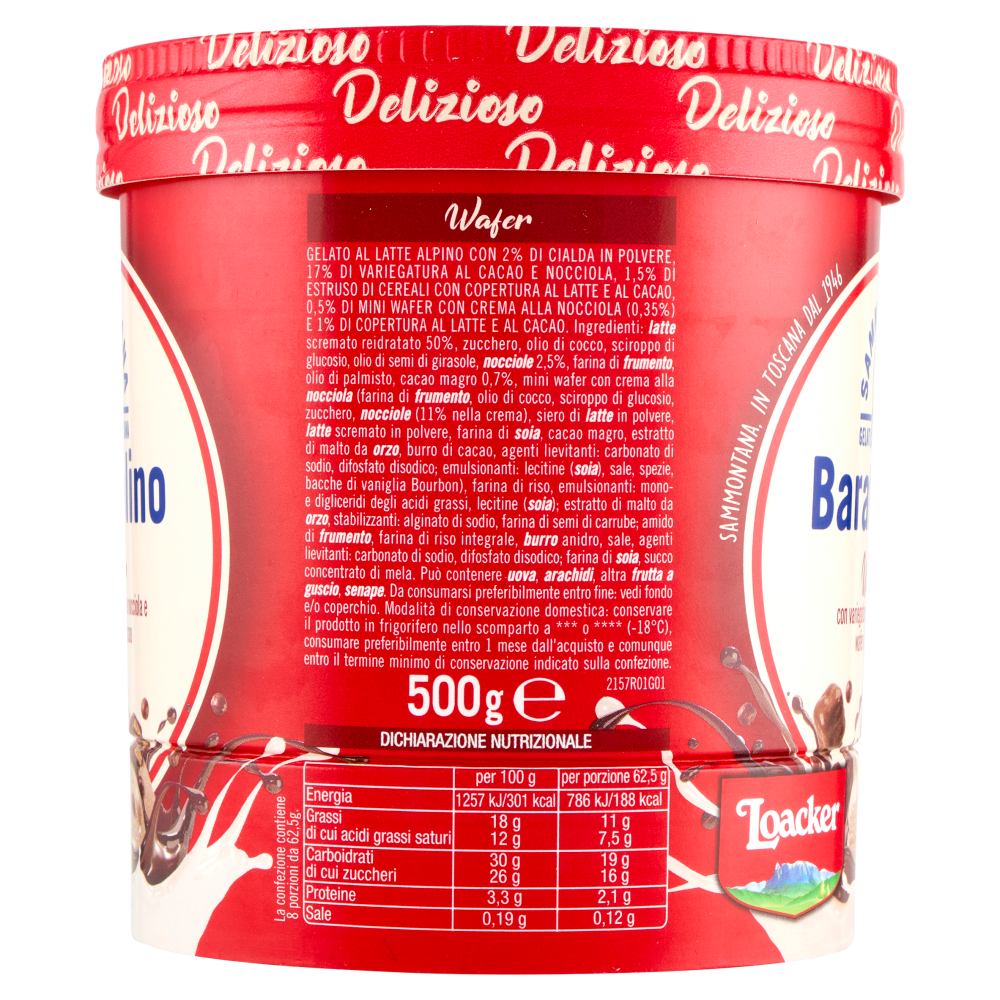 Sammontana Barattolino Delizioso Wafer 500 g