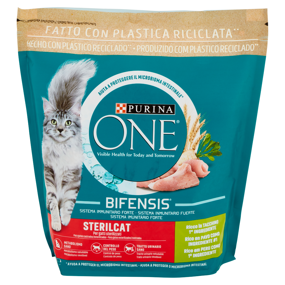 PURINA ONE Bifensis Sterilcat Tacchino e Frumento 1,5kg