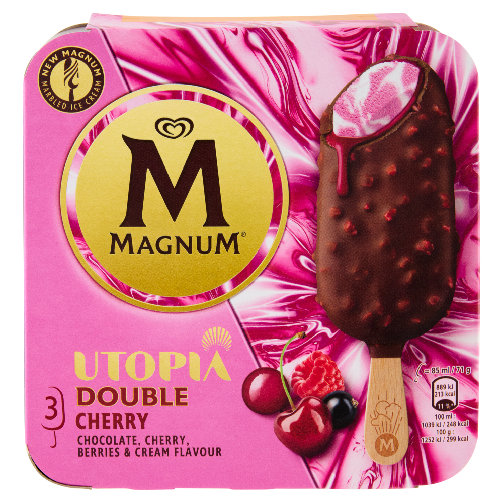 Magnum Utopia Double Cherry 3 Gelati 213 g