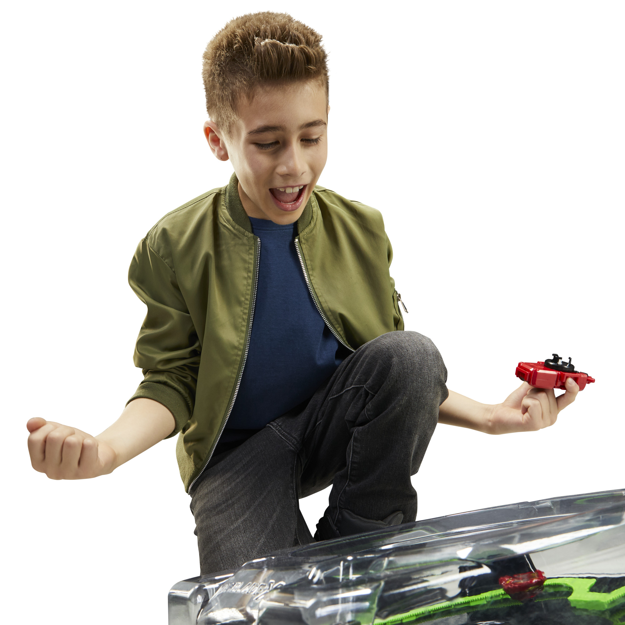 Beyblade X, Deluxe Launcher and Top, set di lanciatore a corda deluxe