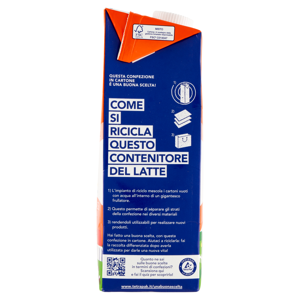 Piemonte Senza lattosio Alta Digeribilit&agrave; 1% di Grassi con Vitamina D 1000 ml