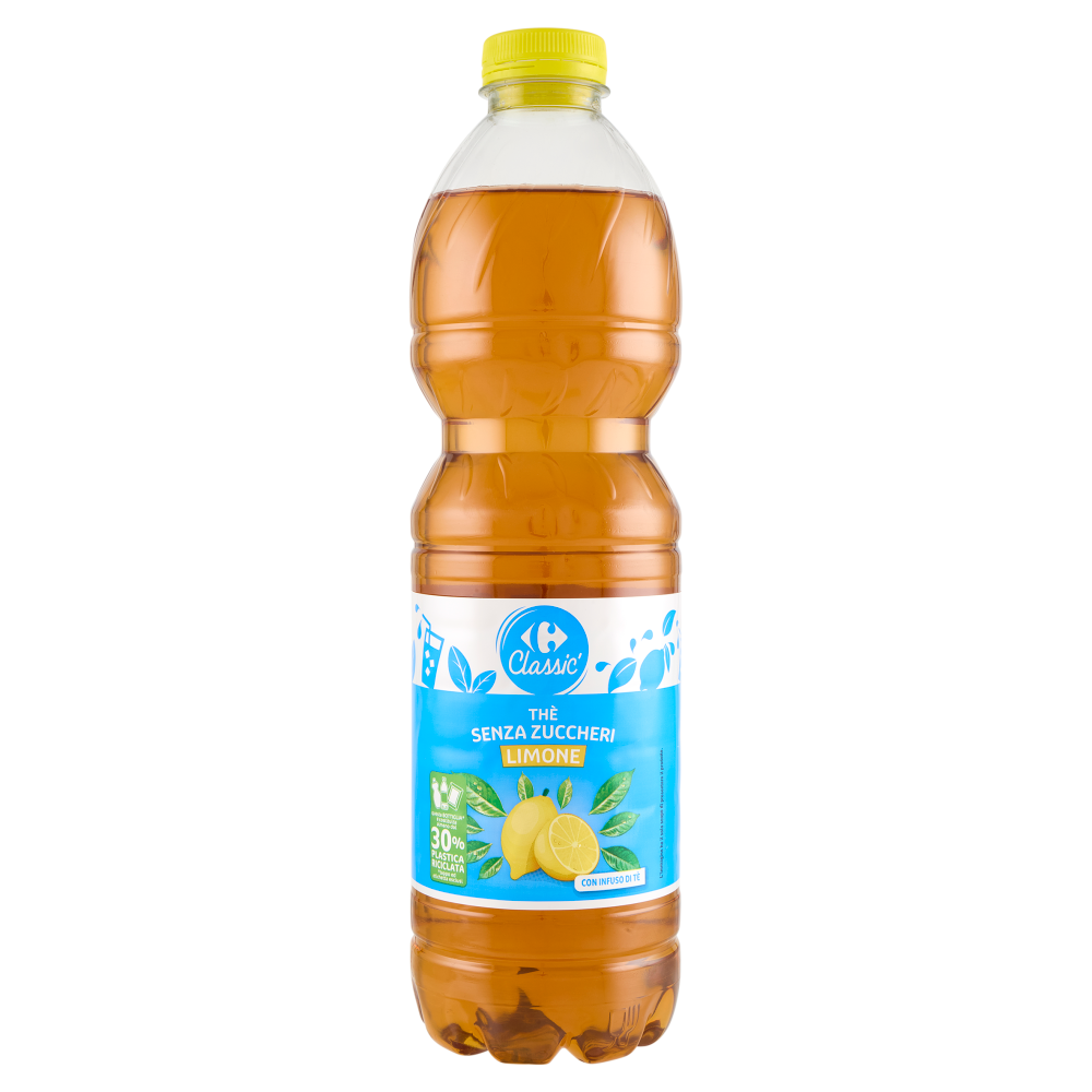 Carrefour Classic Thè Senza Zuccheri Limone 1,5 L