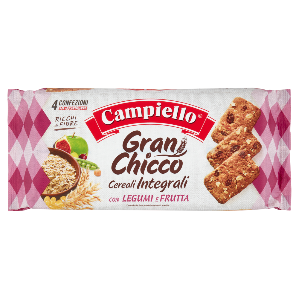 Campiello Gran Chicco Cereali Integrali con Legumi e Frutta 400 g