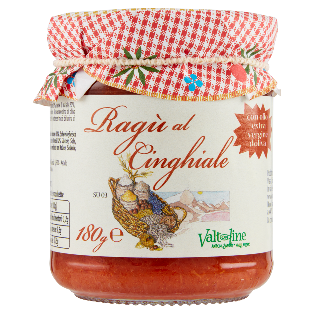 Valtonline Ragù al Cinghiale 180 g