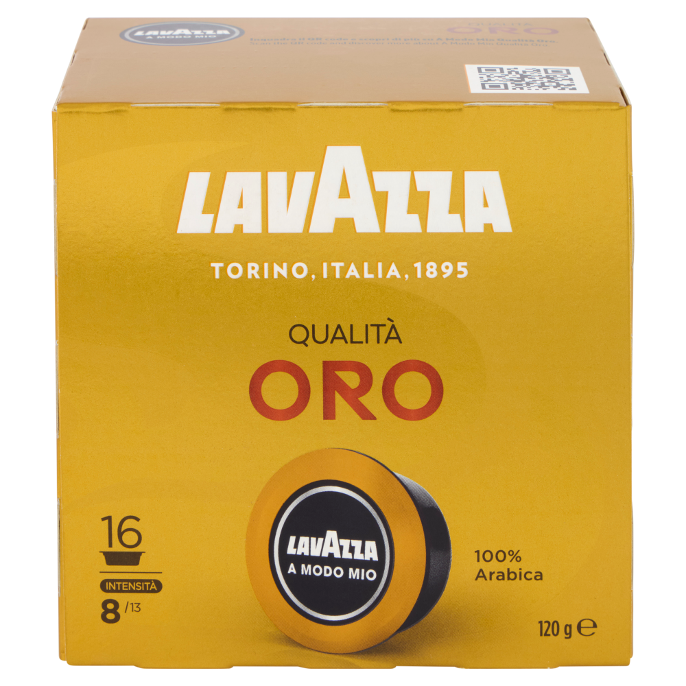 Lavazza A Modo Mio Qualit&agrave; Oro 16 Capsule 120 g