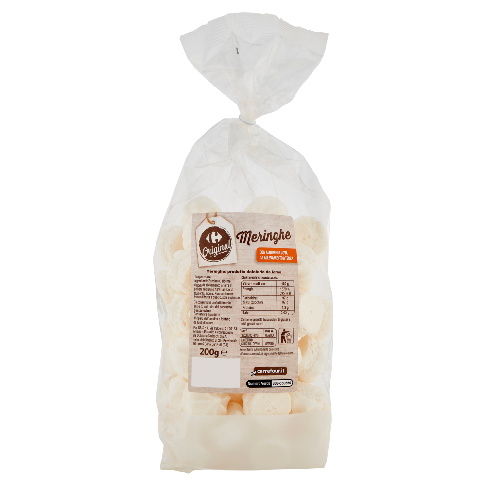 Carrefour Original Meringhe 200 g