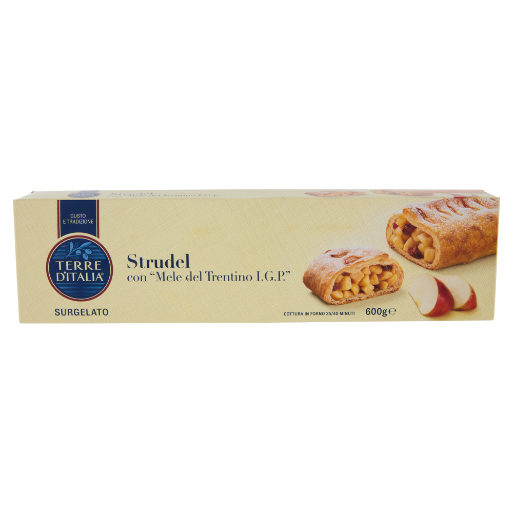 Terre d'Italia Strudel con "Mele del Trentino I.G.P." Surgelato 600 g