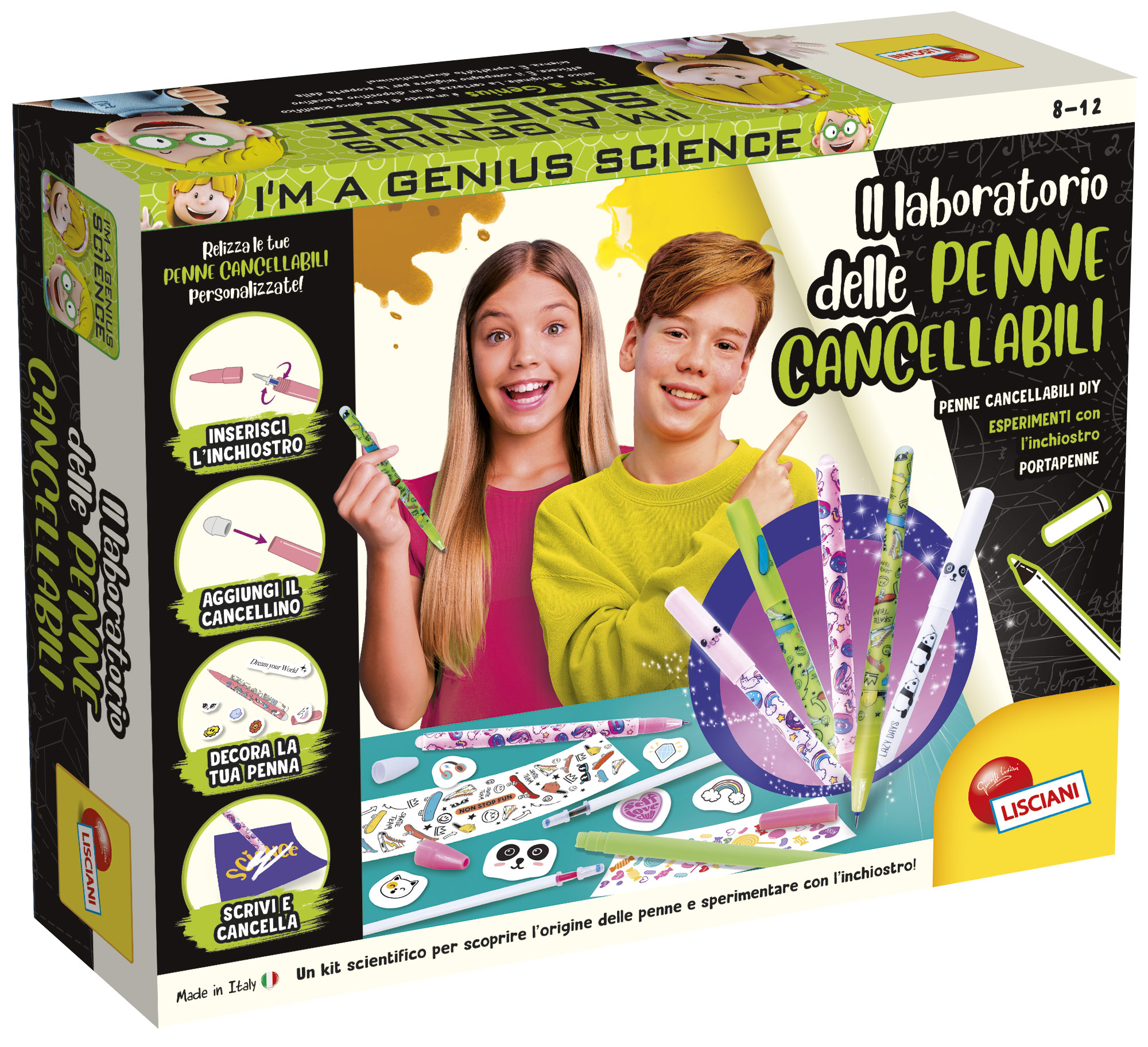 Lisciani I’m A Genius Laboratorio Delle Penne Cancellabili