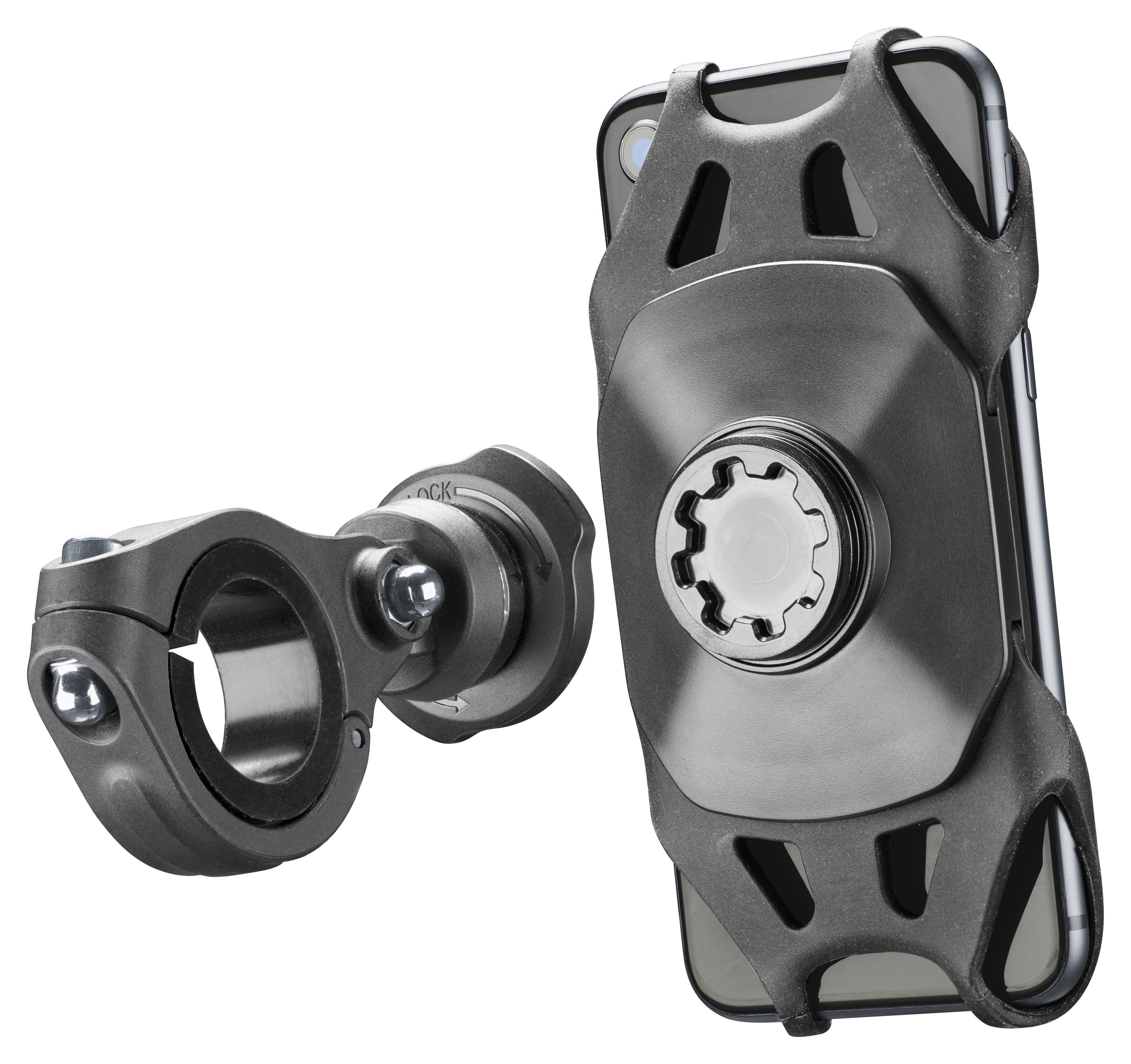 Cellularline Rider Pro - Universal Supporto da manubrio