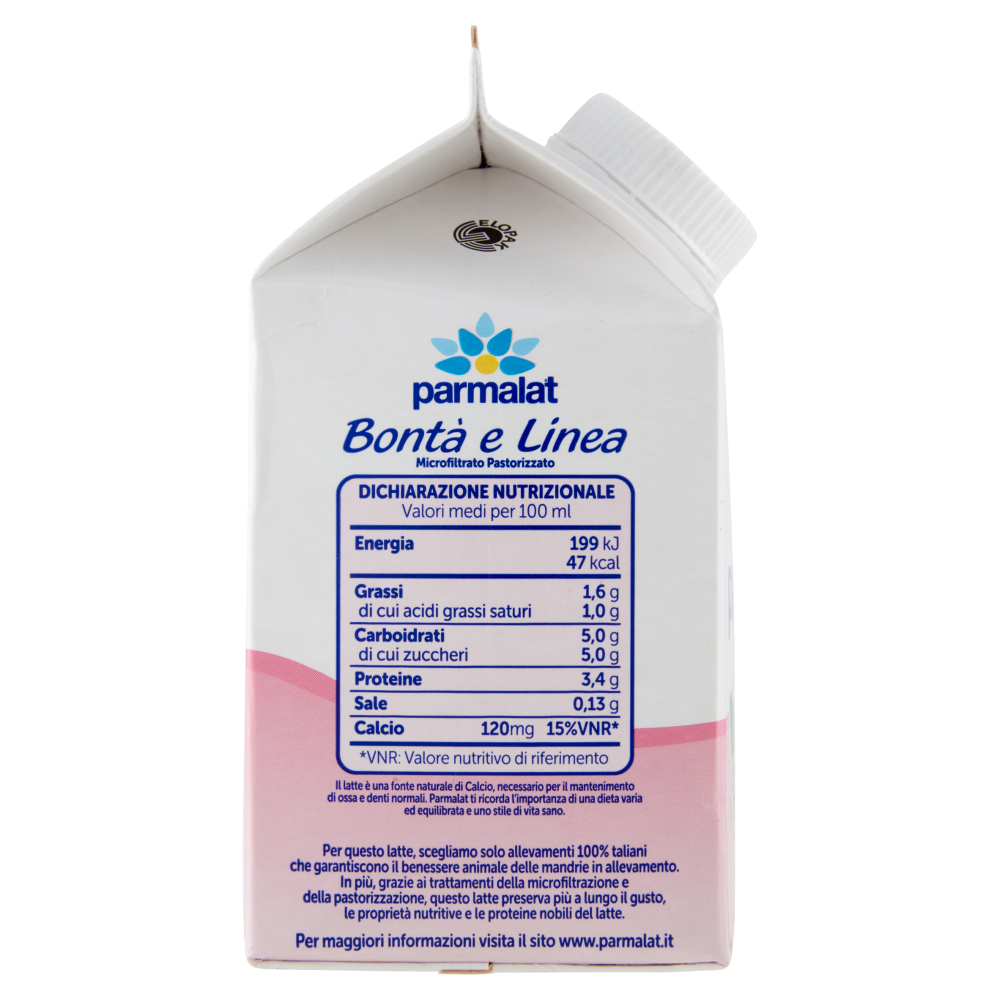 parmalat Bont&agrave; e Linea Latte Parzialmente Scremato 500 ml