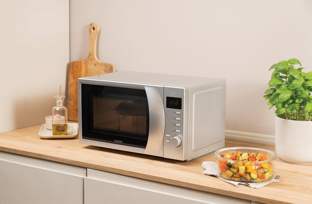 Candy Smart CMG2071DS Argento Microonde con grill Superficie piana 20 L 700 W