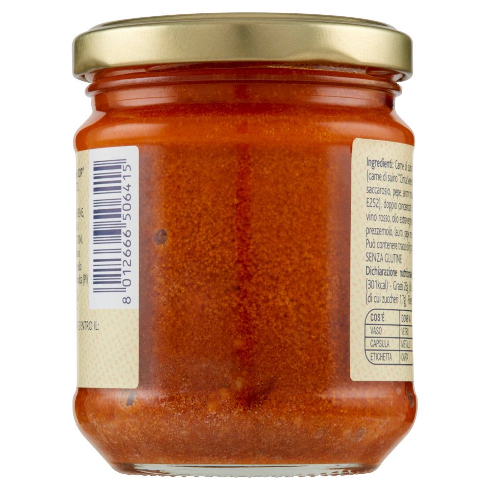 Terre d'Italia Ragù con "Cinta Senese DOP" 200 g