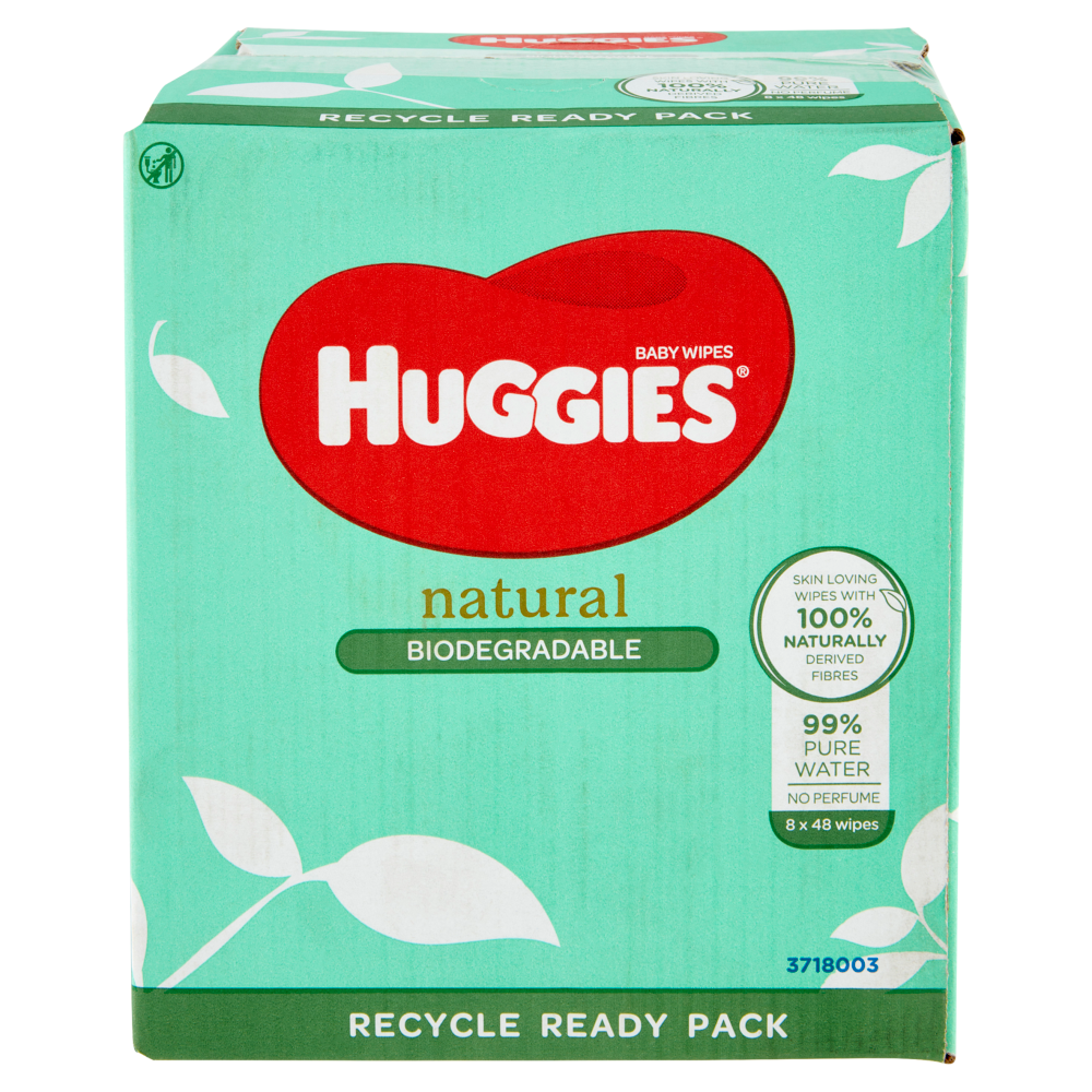 Huggies Baby Wipes natural 8 x 48 pz