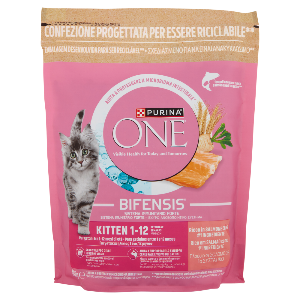 PURINA ONE Bifensis Junior Salmone 800g