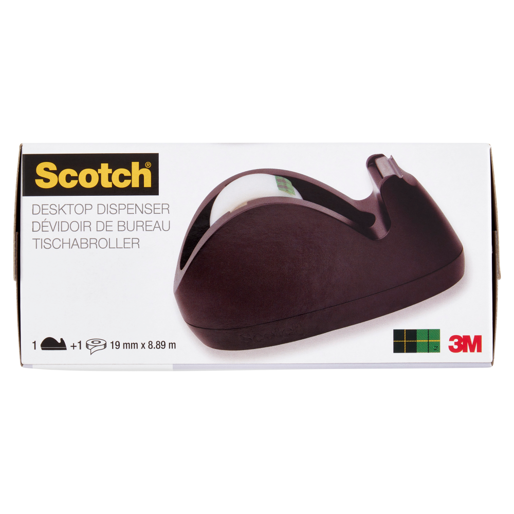 Scotch® Dispenser Rabbit, rosa o nero + 1 Nastro adesivo Scotch® Magic™19 mm x 8.89 mm