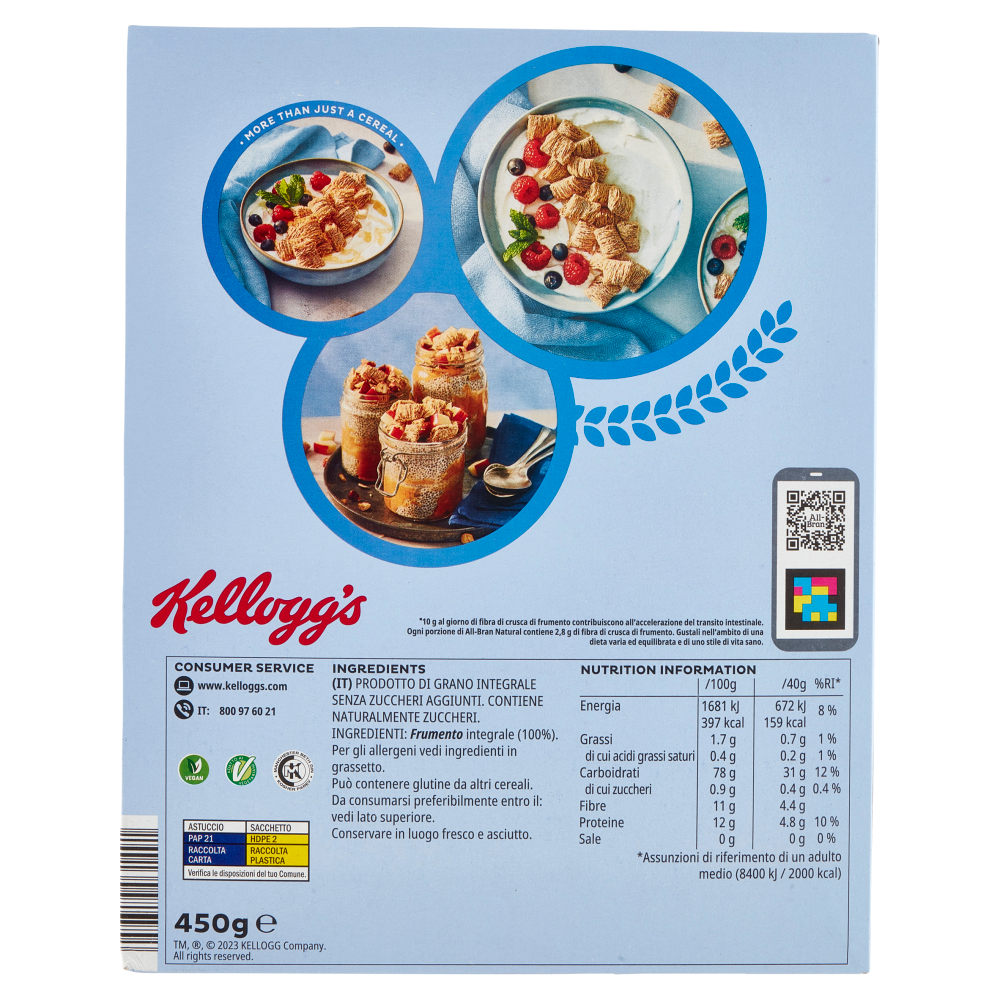 Kellogg's All-Bran Natural 450 g